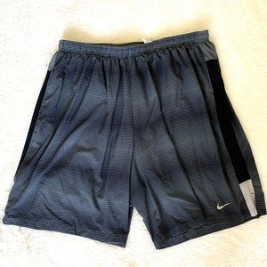 Men’s Gray and Black Nike Shorts